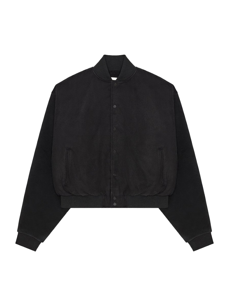 FEAR OF GOD Varsity Jacket Vintage Black/Black - SIXTH COLLECTION - US