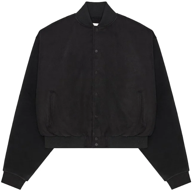 FEAR OF GOD Varsity Jacket Vintage Black/Black - SIXTH COLLECTION - US