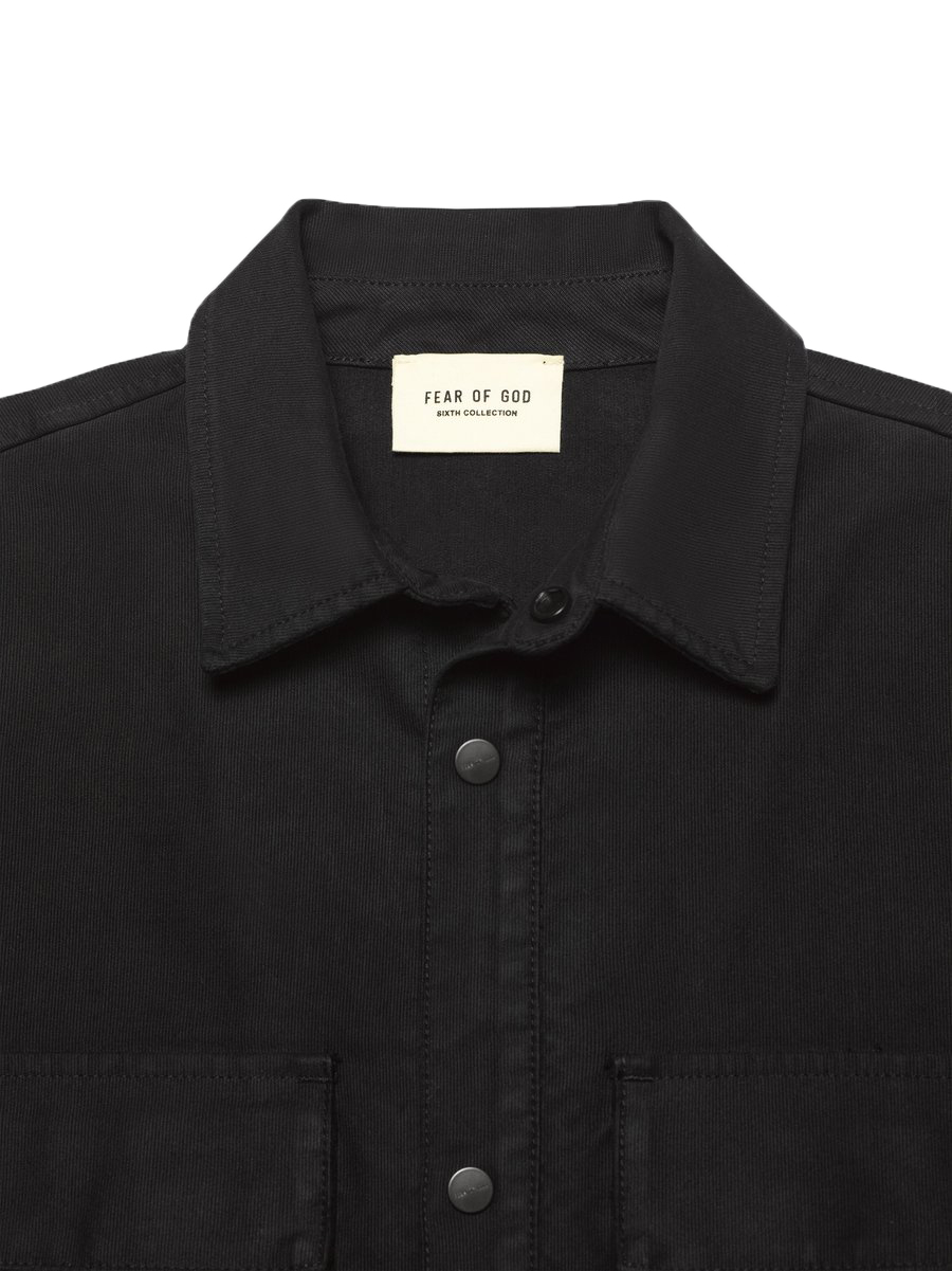 FEAR OF GOD Vintage Corduroy Shirt Jacket Black