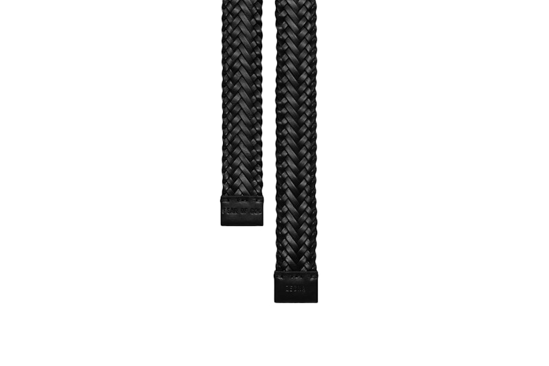 FEAR OF GOD x Ermenegildo Zegna Braided Leather Belt Black - FW20 - US