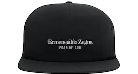 FEAR OF GOD x Ermenegildo Zegna Cotton Baseball Hat Black