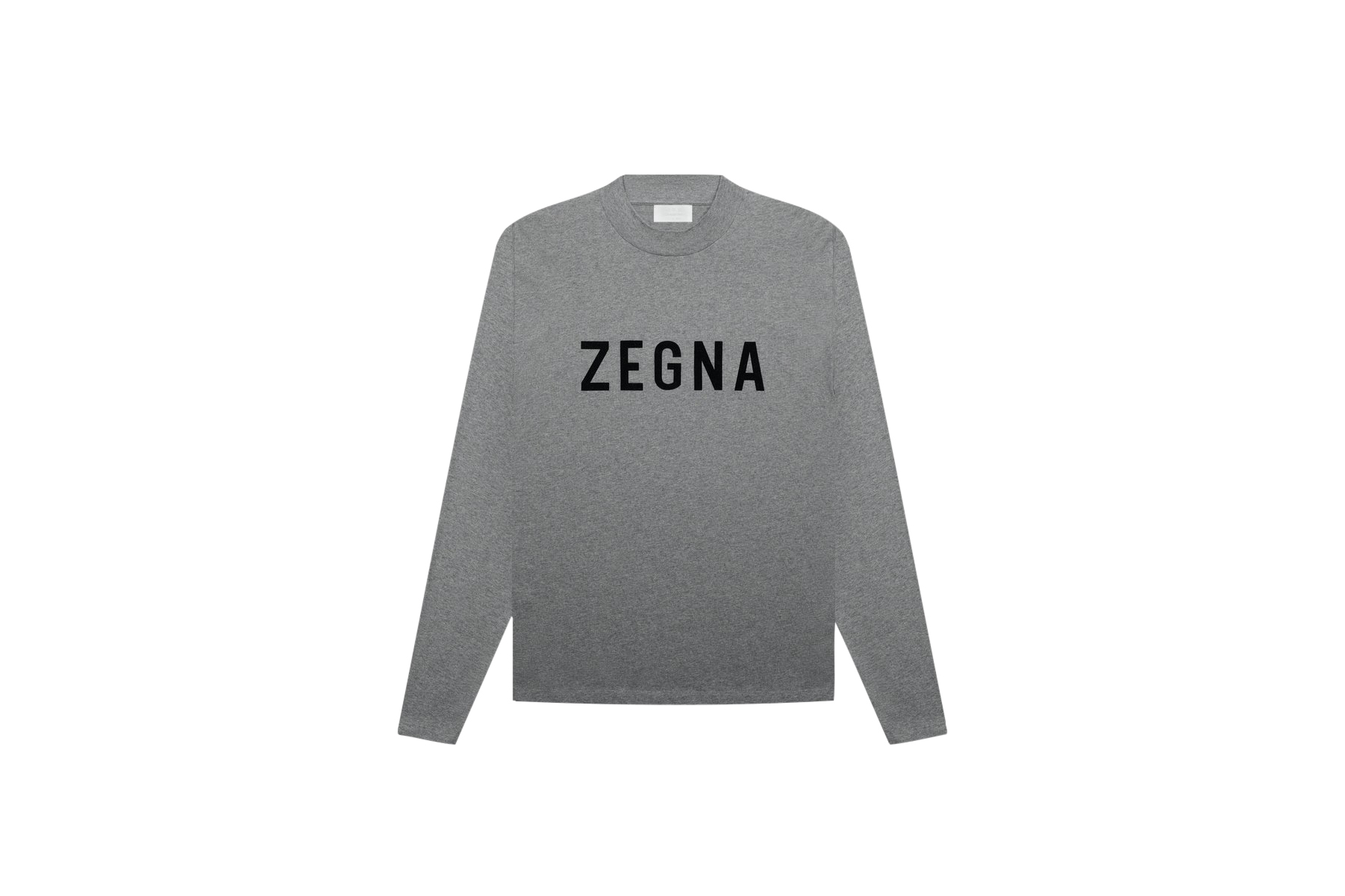 FEAR OF GOD x Ermenegildo Zegna Cotton Long Sleeve T-shirt Grey