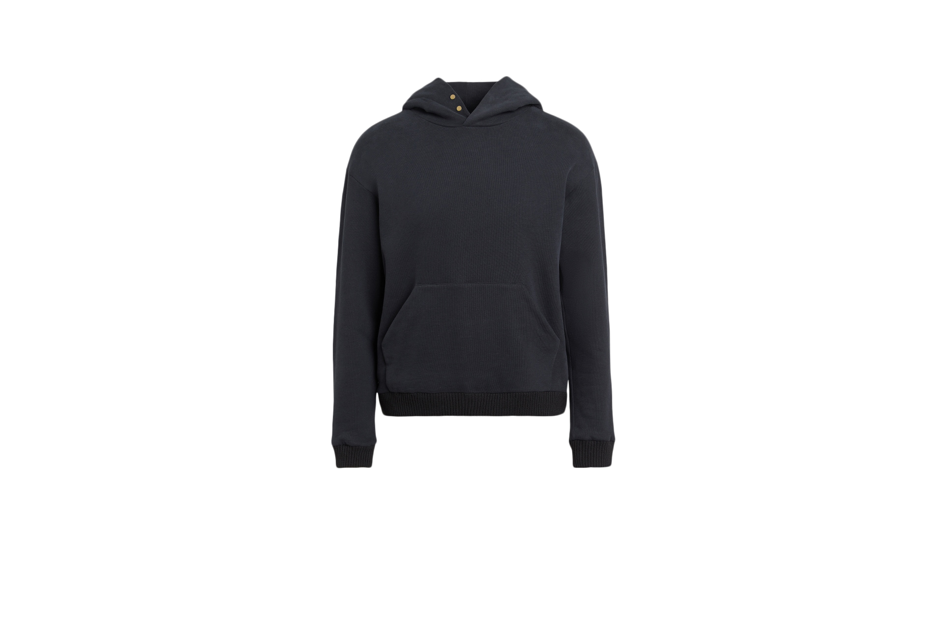 FEAR OF GOD x Ermenegildo Zegna Cotton and Cashmere Hoodie Black