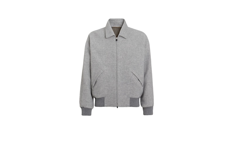 FEAR OF GOD x Ermenegildo Zegna Wool Short Jacket Light Grey 