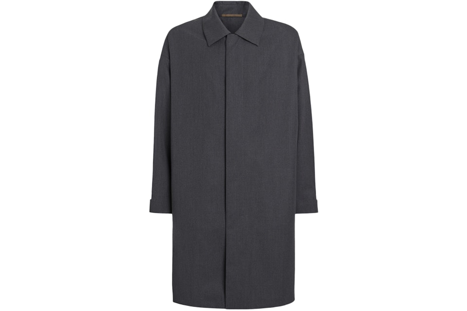 Fear Of God X Ermenegildo Zegna Wool Trenchcoat Anthracite Fw20 Fear Of God X Ermenegildo Zegna Wool Trenchcoat Anthracite Fw20