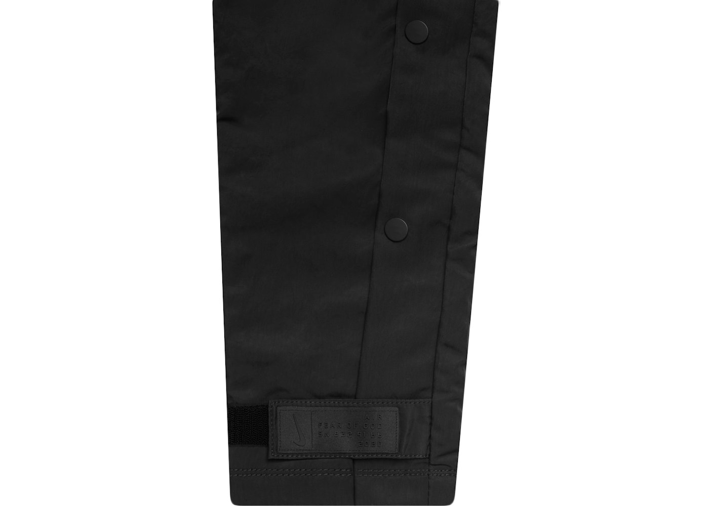 Fear Of God X Nike Nylon Warm Up Pants Off Noir Fw Fear Of God X Nike Nylon Warm Up Pants Off Noir Fw