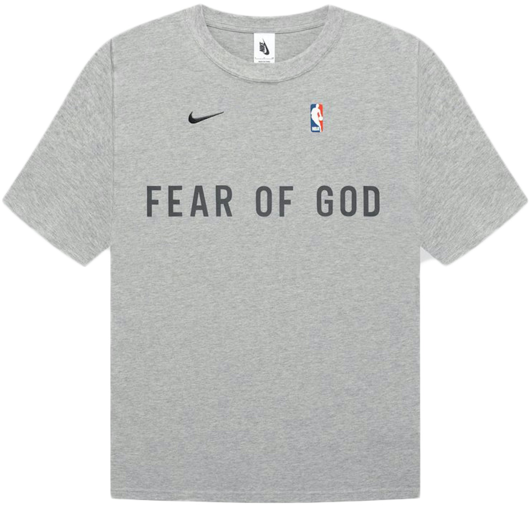 OF GOD x Nike Warm Up T-Shirt Dark Heather Grey - FW20 US