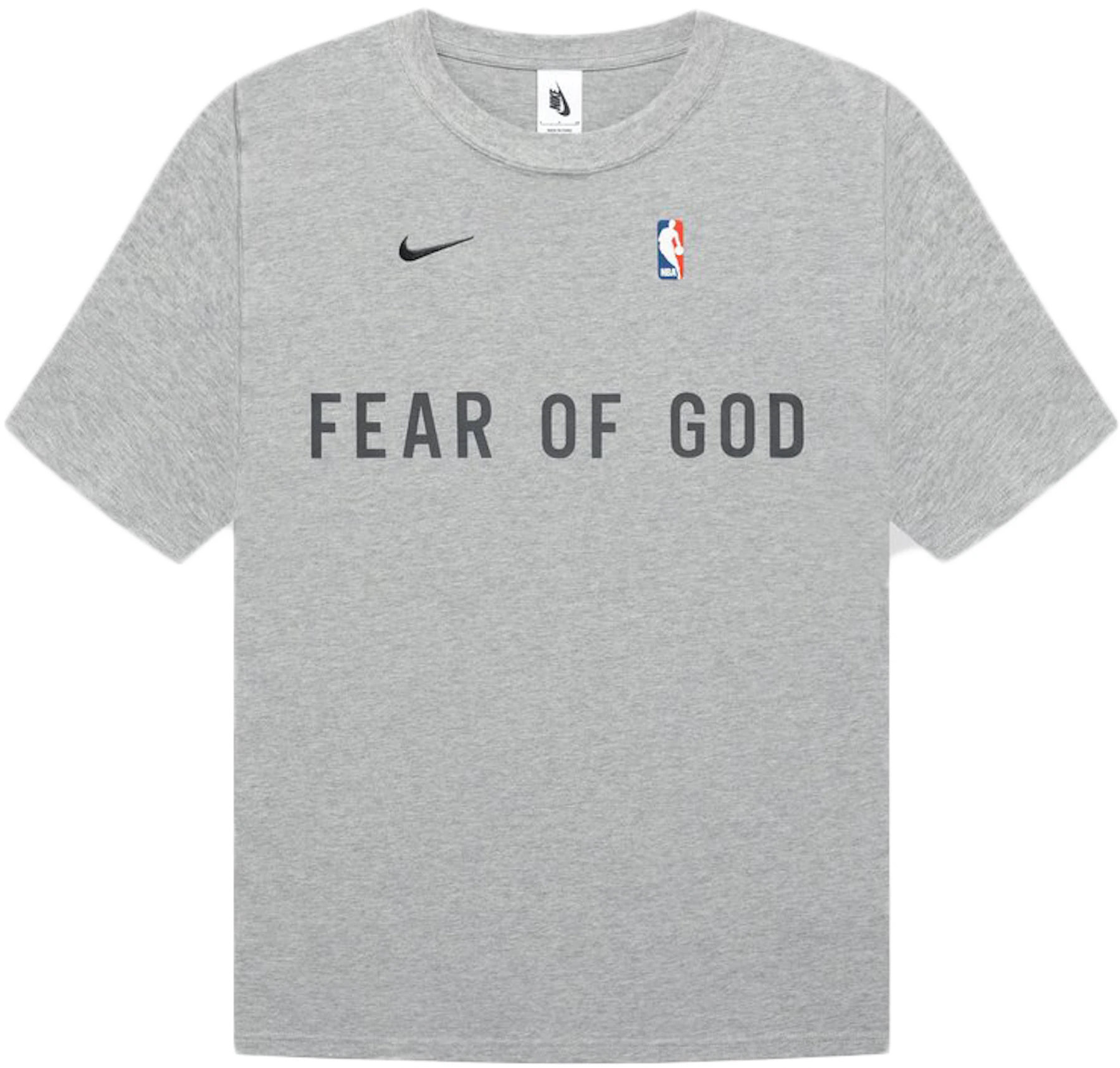 alledaags gebonden Vrijwillig FEAR OF GOD x Nike Warm Up T-Shirt Dark Heather Grey - FW20 - US