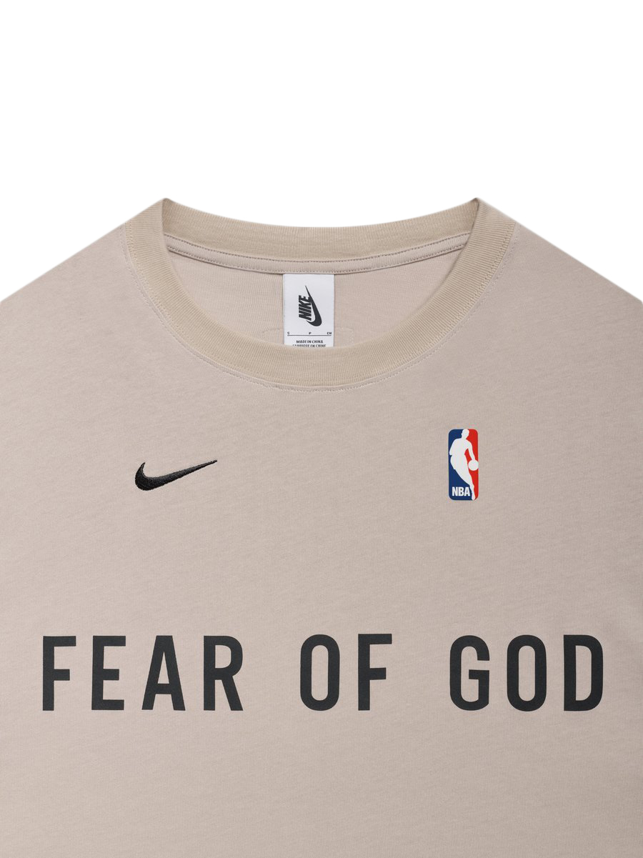 FEAR OF GOD x Nike Warm Up T-Shirt Oatmeal