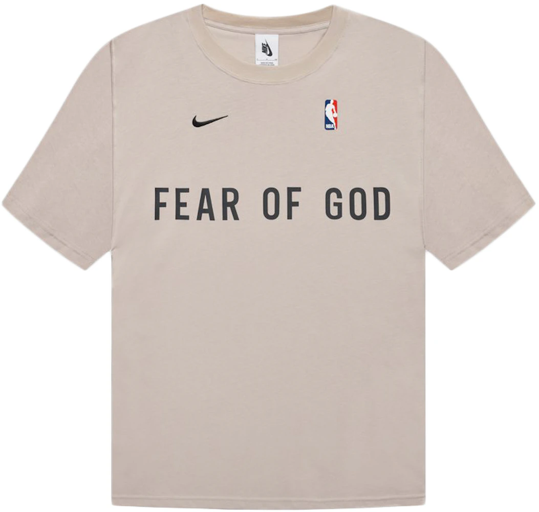 Surrey por no mencionar diseñador FEAR OF GOD x Nike Warm Up T-Shirt Oatmeal - FW20 - ES
