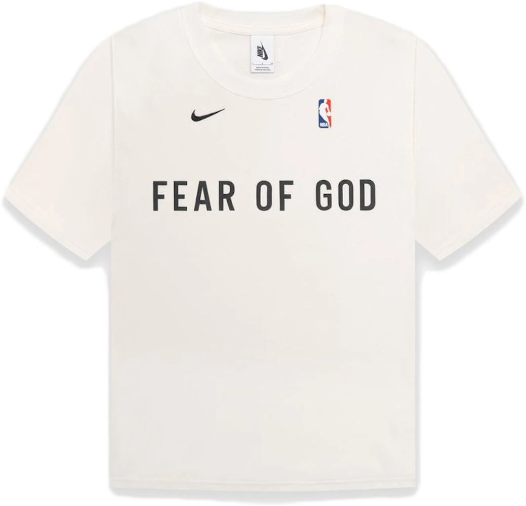 tema de nuevo lucha FEAR OF GOD x Nike Warm Up T-Shirt Sail - FW20 - ES