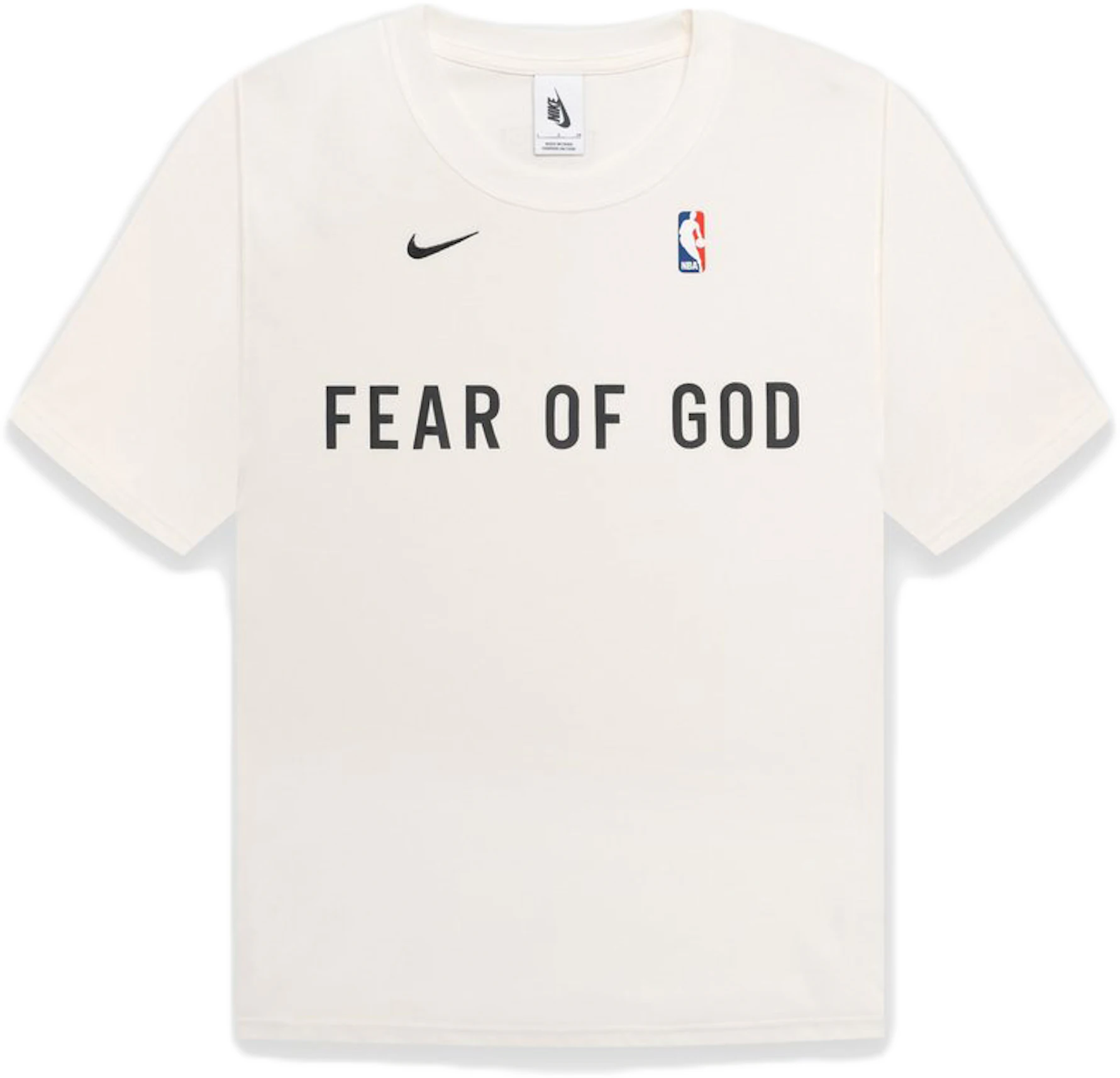 Enojado Mañana Llanura FEAR OF GOD x Nike Warm Up T-Shirt Sail - FW20 - ES