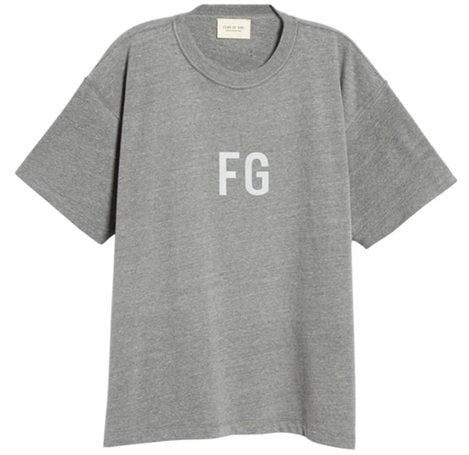 FEAR OF GOD x Union x Nordstrom FG' Irridescent Logo T-shirt Grey