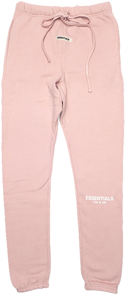 FEAR OF GOD ESSENTIALS Pink Sweatpants Blush - FW19