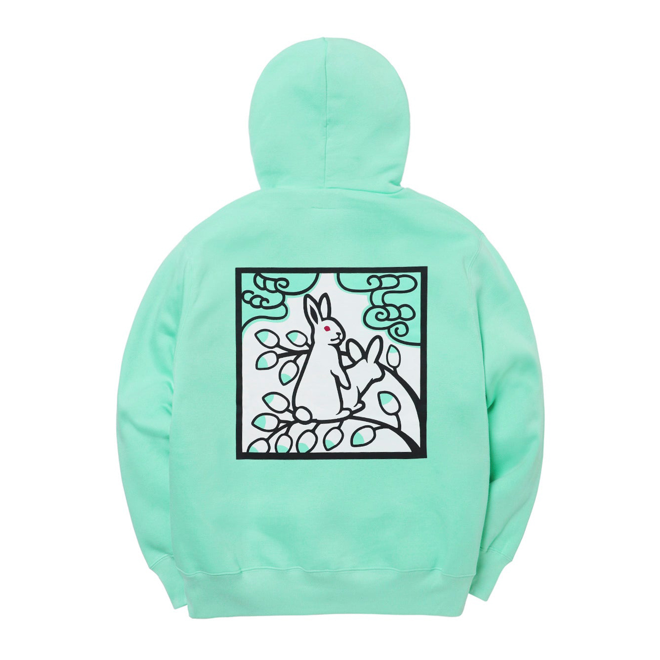 FR2 Hanafuda Logo Hoodie Turquoise Men's - FW21 - US