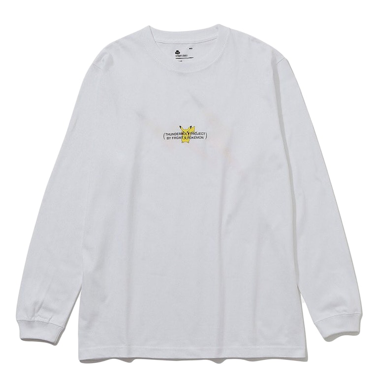 Pre-owned Fragment X Pokemon Pikachu Thunderbolt Project X Sequence Miyashita Park L/s Tee White