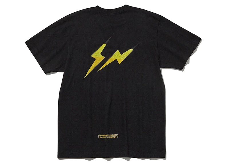 Fragment x Pokemon Thunderbolt Project Pikachu Tee Black メンズ ...