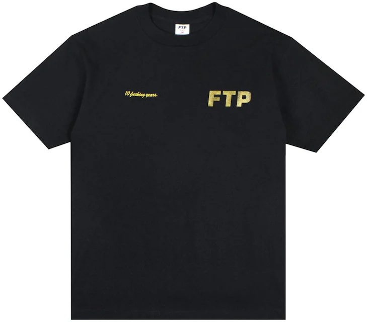 FTP 10 Year Logo Tee Black - FW19 Men's - US
