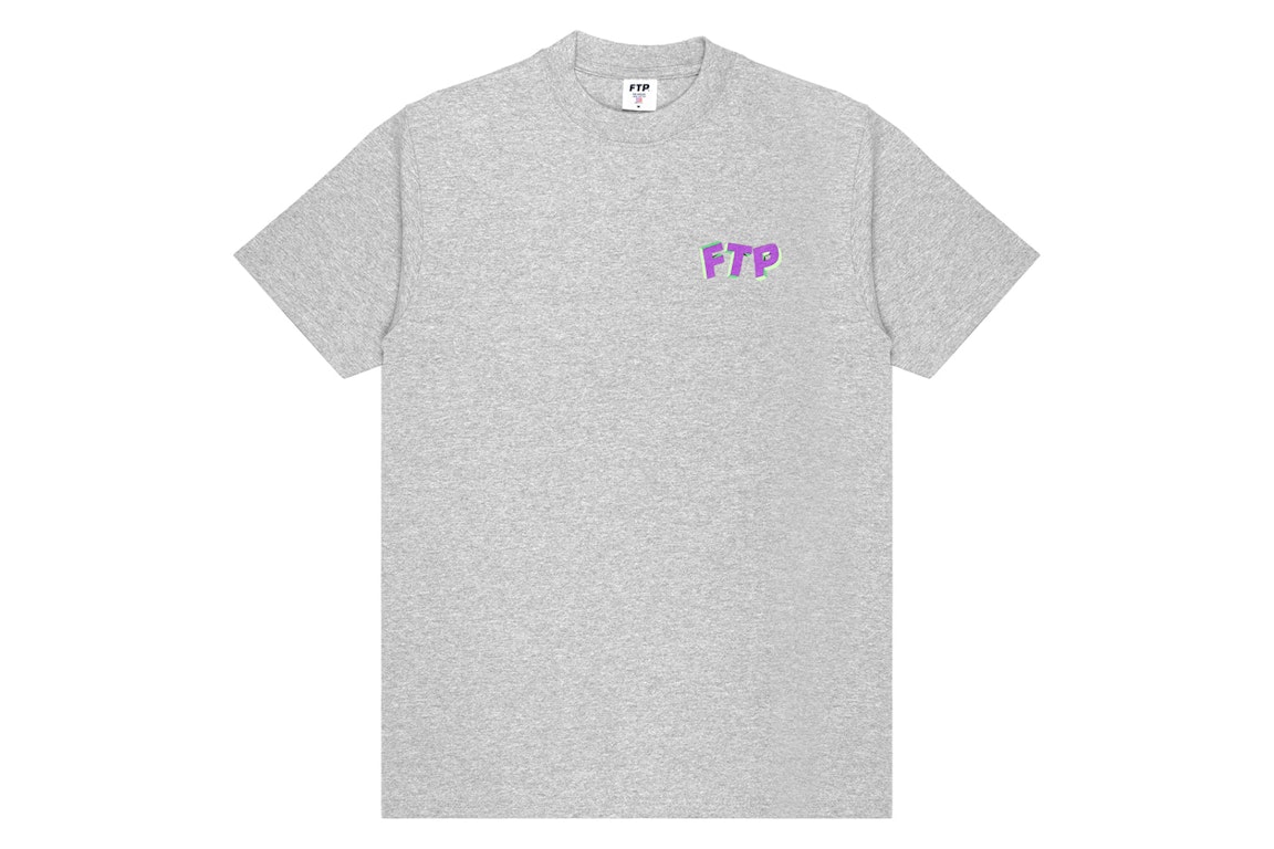 Pre-owned Ftp 3d Logo Tee Heather Grey