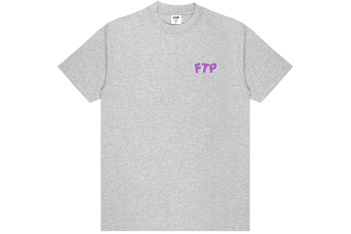 FTP 3D Logo Tee Heather Grey Men's - SS24 - US