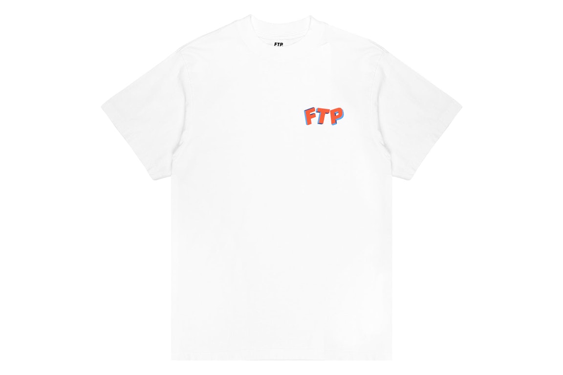 Pre-owned Ftp 3d Logo Tee White