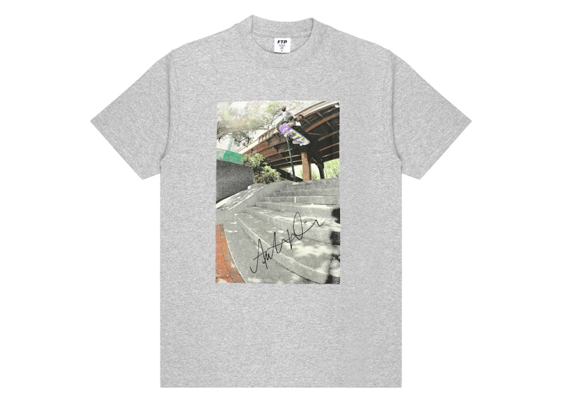 FTP Antwuan Dixon Photo Tee Heather Grey Men's - FW23 - US