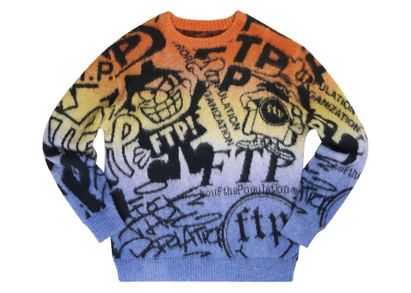 FTP Archive Mohair Sweater Orange Men's - FW23 - US