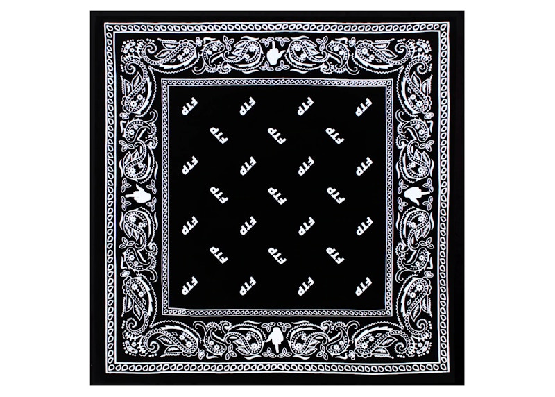 supreme Hav-A-Hank Bandanas 黒1枚 - 小物