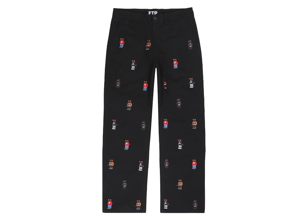 Pre-owned Ftp Bear Chino Pant Black