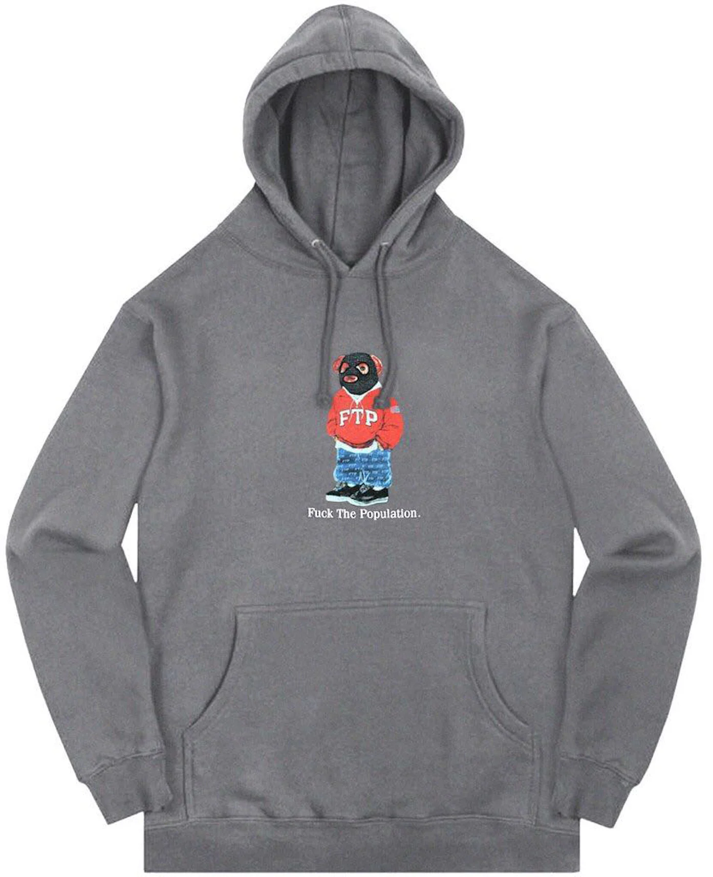 FTP Bear Pullover Charcoal