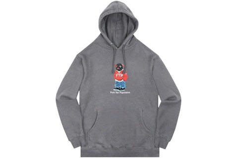 FTP Bear Pullover Charcoal Men's - SS19 - US FTP Bear Pullover Charcoal Men's - SS19 - US