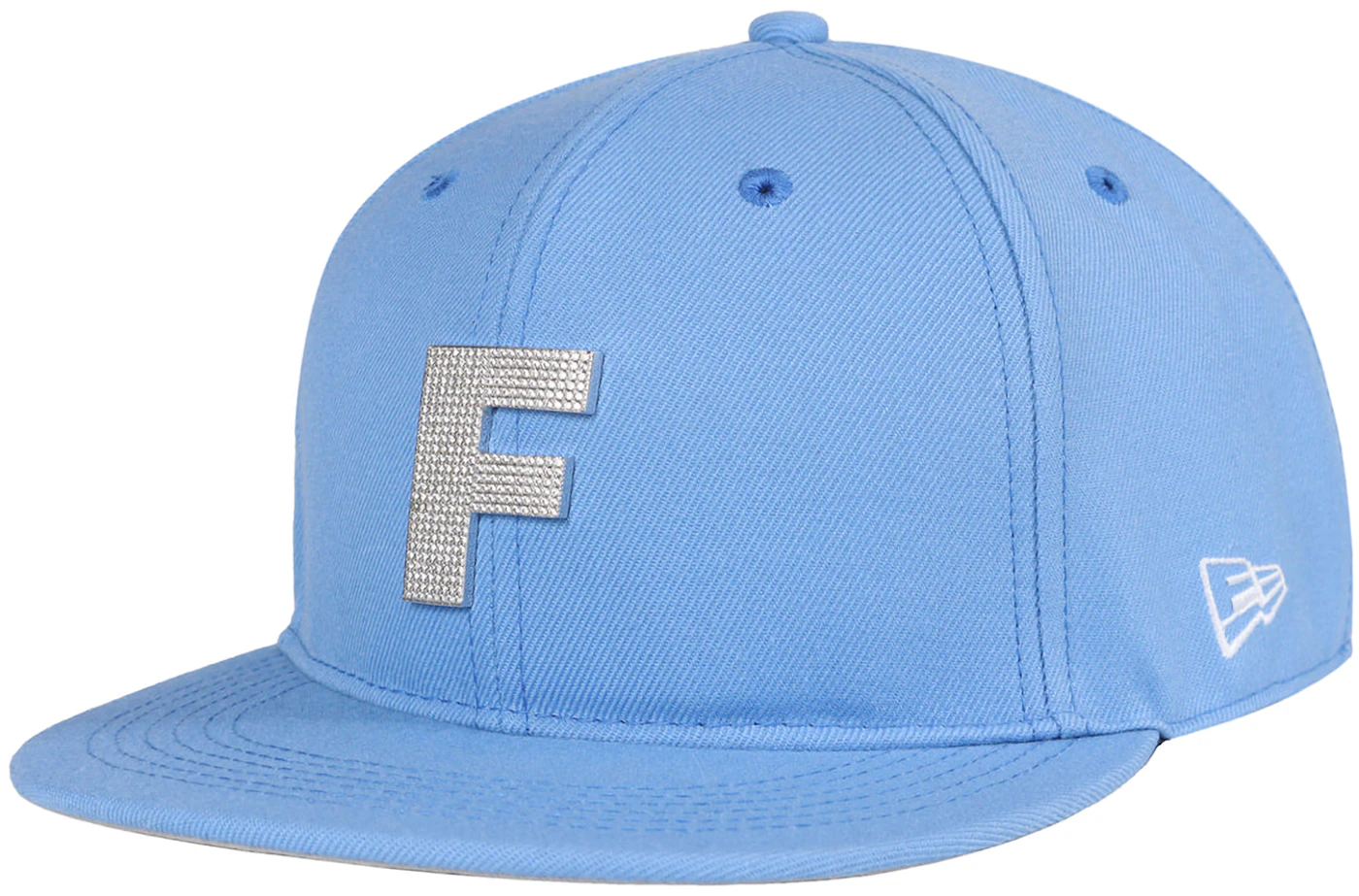 FTP Bling F Logo Fitted Hat Sky Blue Men's - SS24 - US