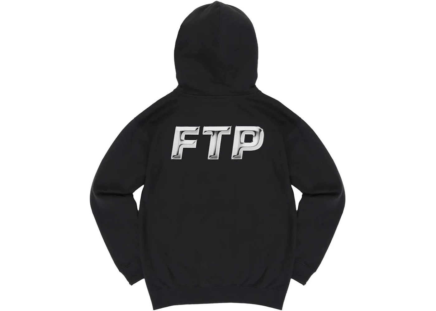 FTP Chrome Logo Pullover Black Men's - SS23 - US