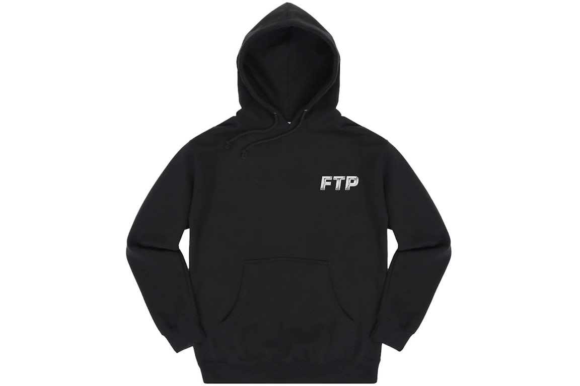 FTP Chrome Logo Pullover Black Men's - SS23 - US