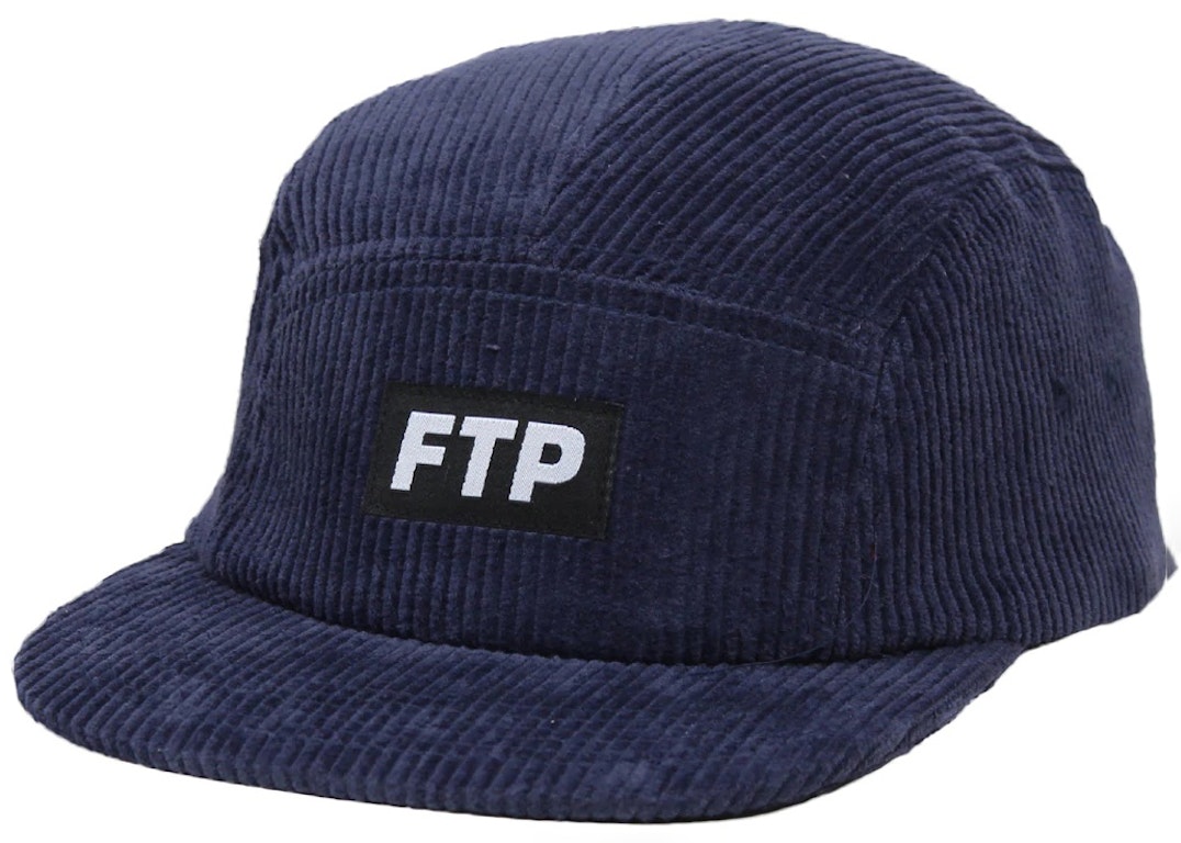 Pre-owned Ftp Corduroy Camp Hat Navy