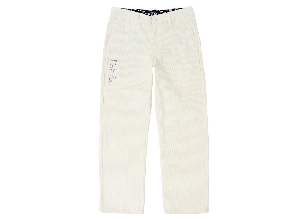 Pre-owned Ftp Corduroy Chino Pant Cream