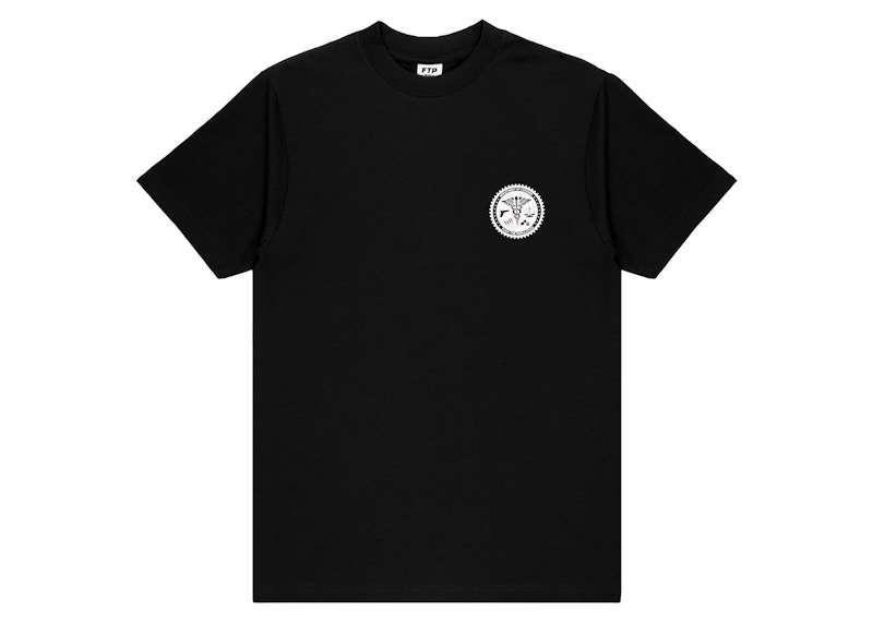 Pre-owned Ftp Men's  Coroner Tee Shirt In Black