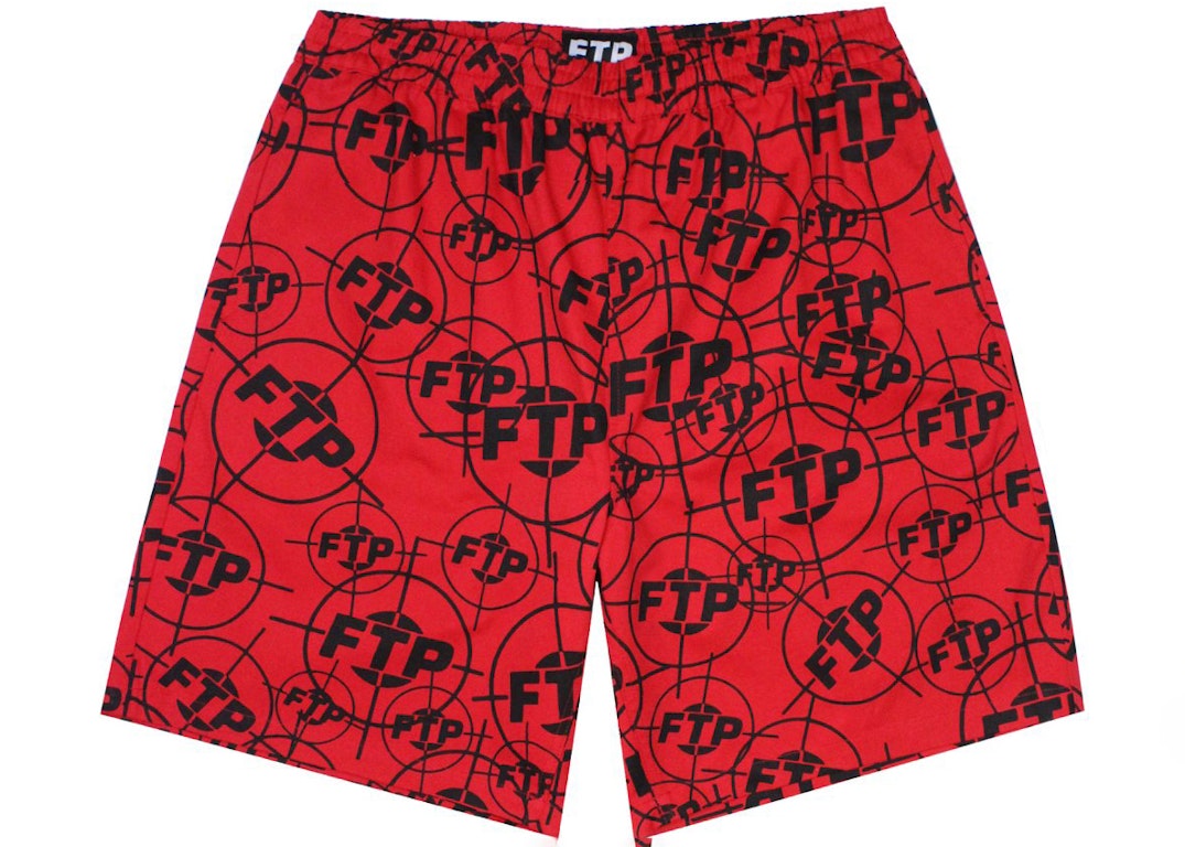 Pre-owned Ftp Crosshair Short Red