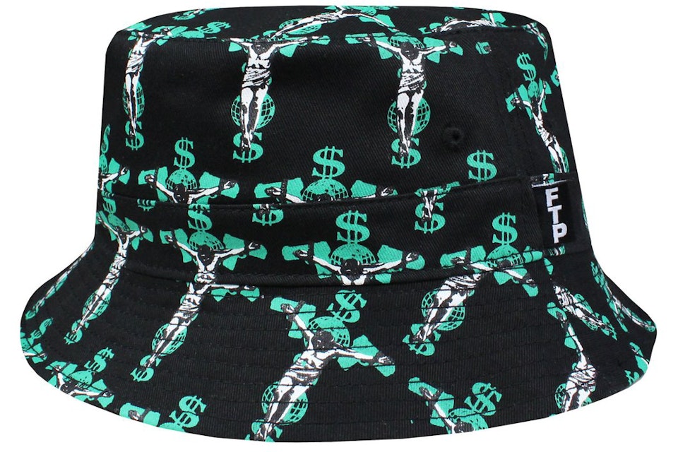 FTP Crucifix Bucket Hat Black