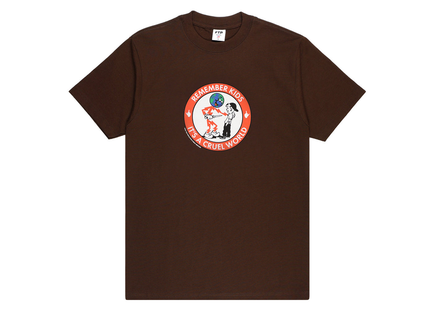 FTP Cruel World Tee Brown メンズ - SS24 - JP