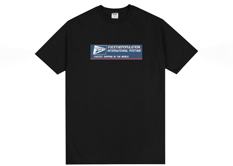 Pre-owned Ftp Men's  Delivery Tee Shirt In Black