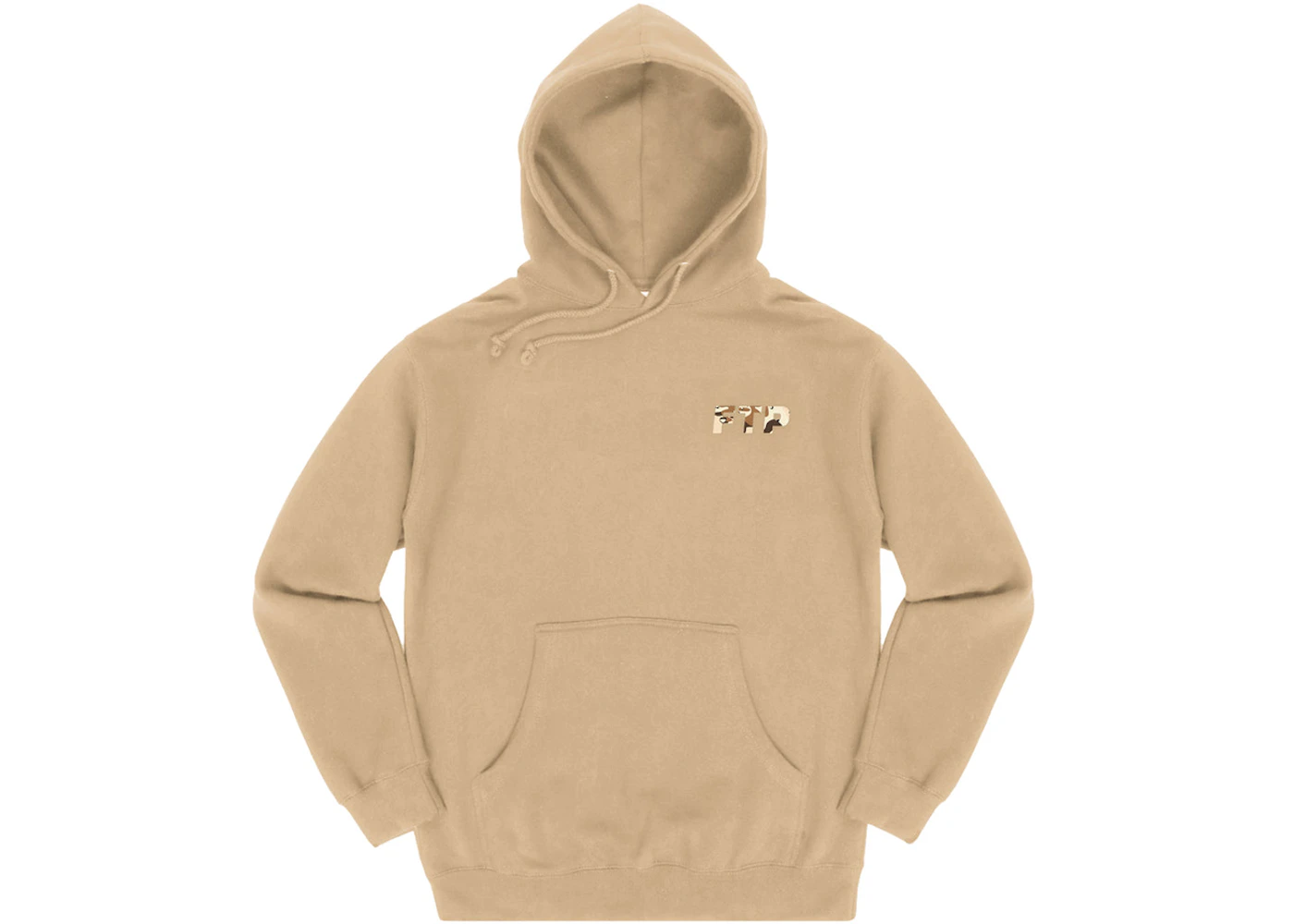 FTP Desert Camo Logo Pullover Khaki Men's SS24 US
