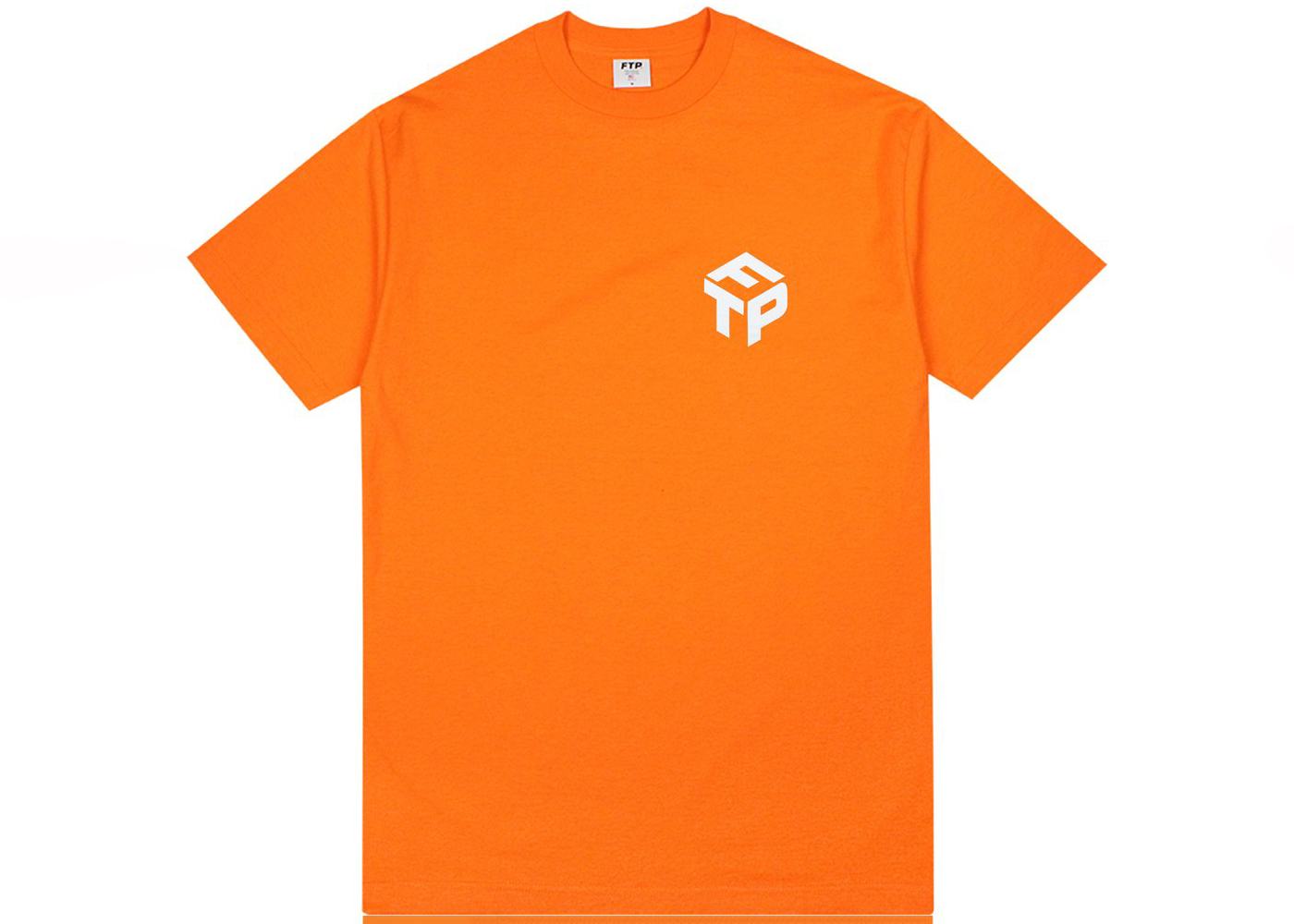 FTP Dimension Logo Tee Orange Men's - SS21 - US