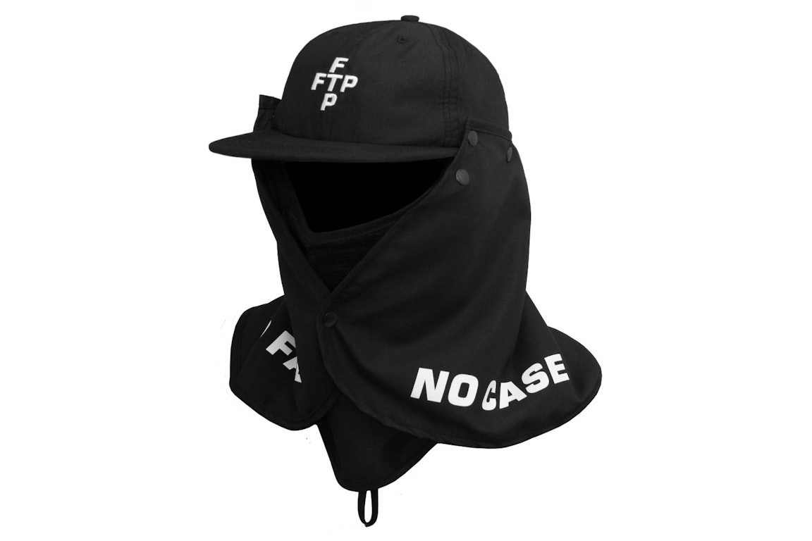 Pre-owned Ftp Facemask Cross Logo Hat Black