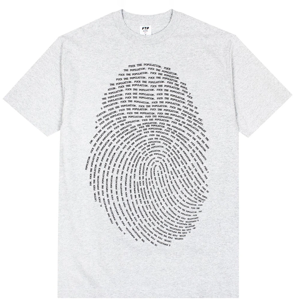 FTP Fingerprint Tee Ash Men's - FW21 - GB