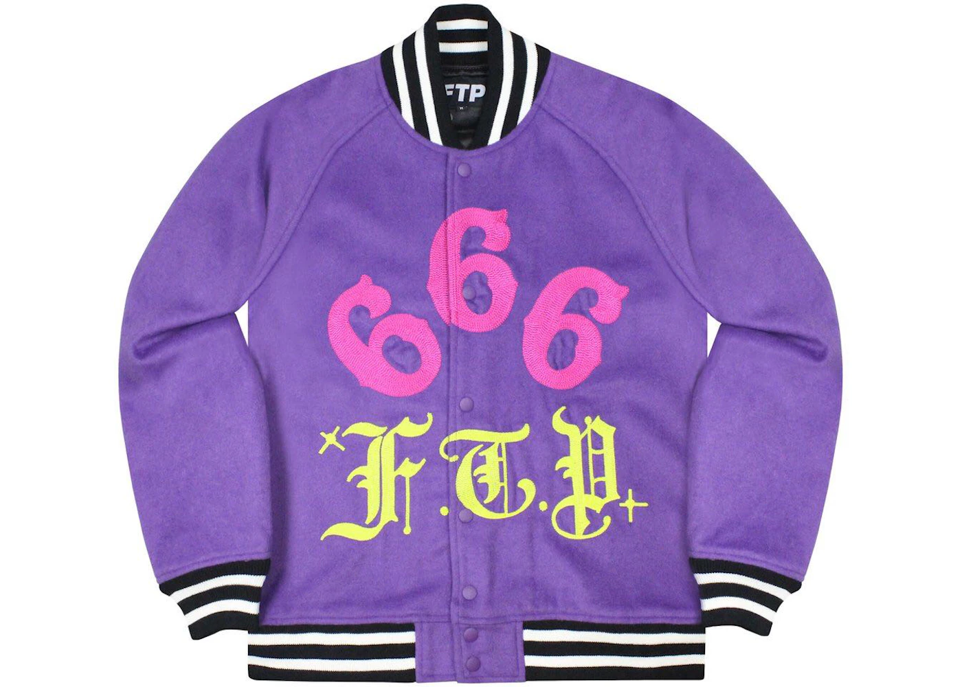 FTP Gino Varsity Jacket Purple Men s SS19 US