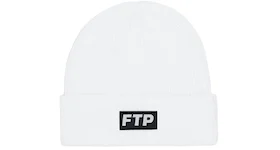 FTP Glow in the Dark Logo Beanie White