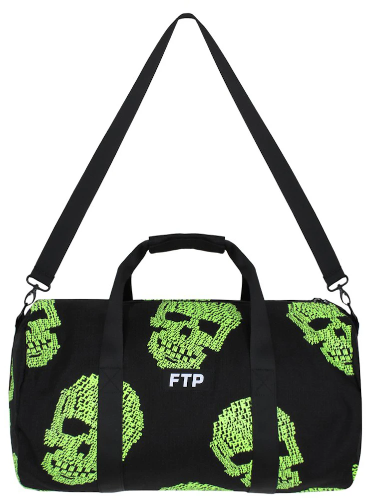 FTP Glow in the Dark Skull Side Bag Black