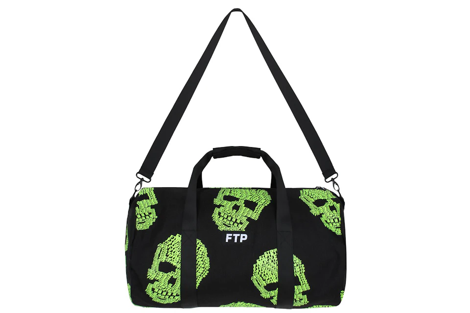 FTP Glow in the Dark Skull Duffle Bag Black