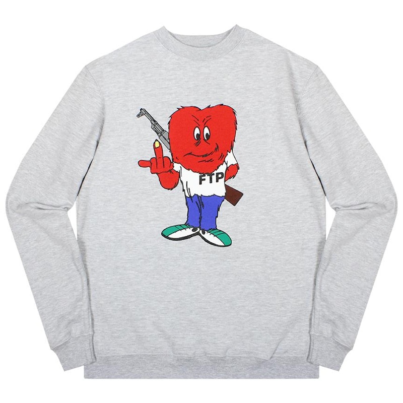 FTP Gossamer Crewneck Heather Gray Men